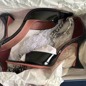 AWGE Flacko Black Leather Sandals size 42 [amina muaddii]